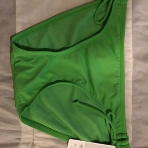 Athleta notsostring bikini bottom line green xxs